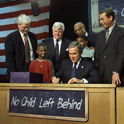 Bush signing education legislation