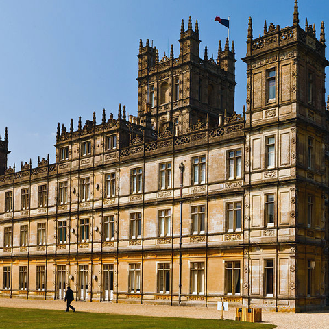 Highclere Castle, the main setting for Downton Abbey.
