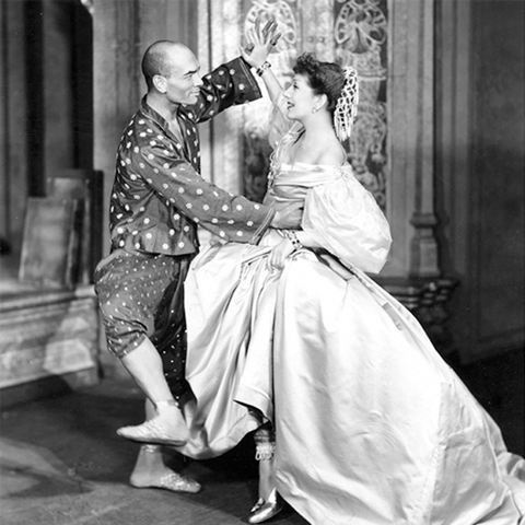 A promotional still from the 1951 Broadway production of The King and I