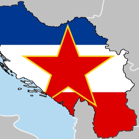 map of Yugoslavia