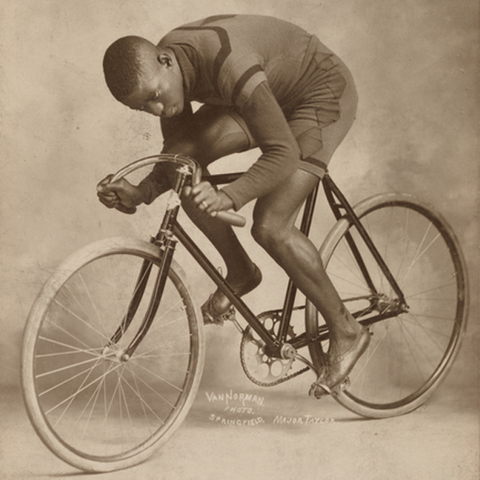 Marshall "Major" Taylor was a professional African American cyclist