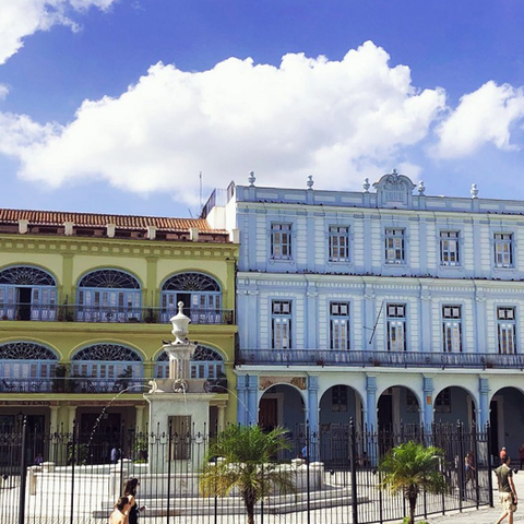 One of Havana's plazas without a church.