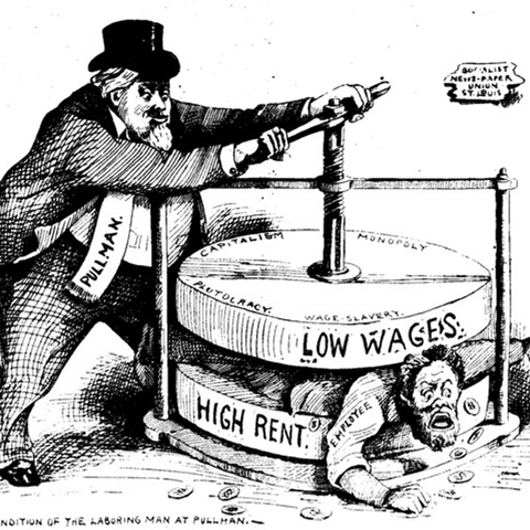 Pullman Strike illustration