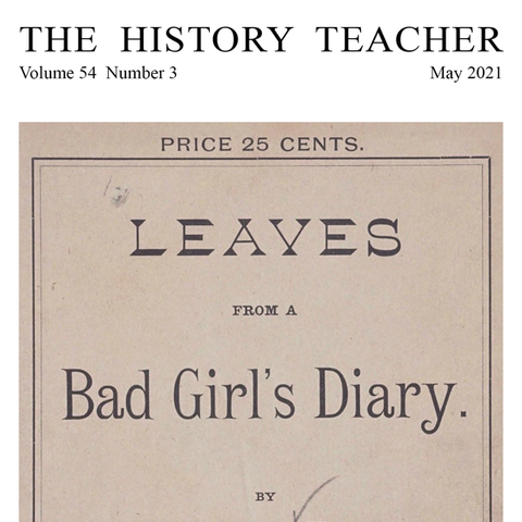 cover of The History Teacher - May 2021 Issue
