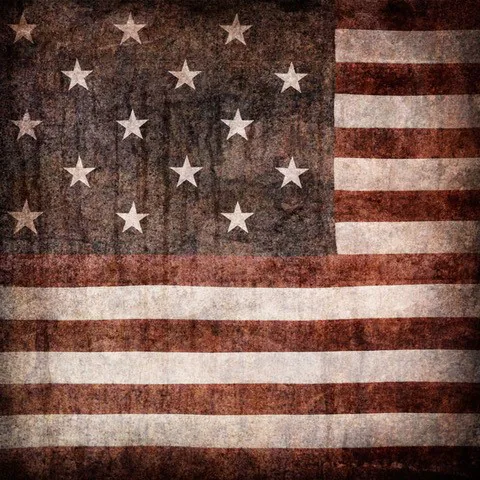American Flag with 15 stars