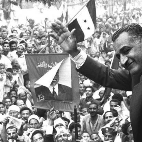 Egyptian Leader Gamal Abdel-Nasser