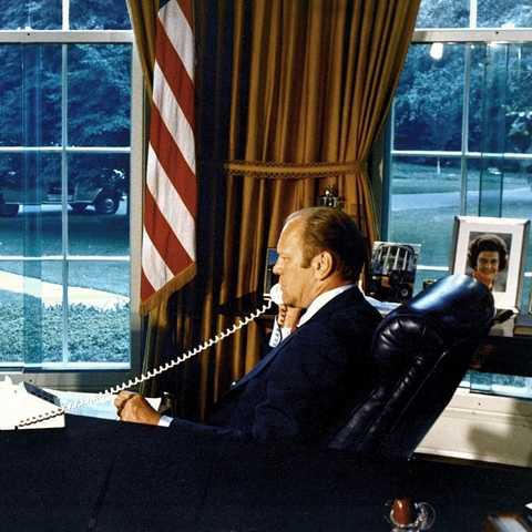 President Gerald Ford in 1975.