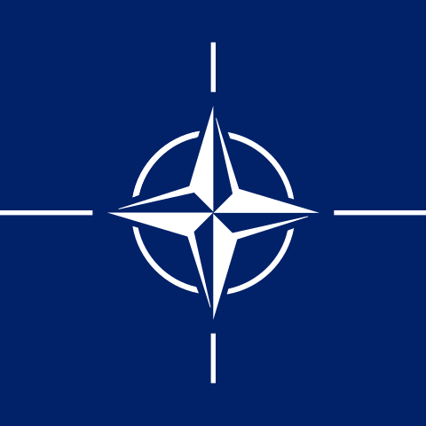 The flag of the North Atlantic Treaty Organization 