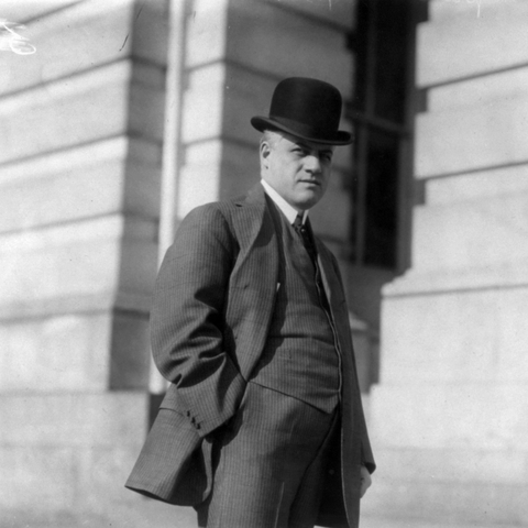 Photo of A. Mitchell Palmer, a congressman from Pennsylvania who later became the U.S. Attorney General under President Woodrow Wilson.