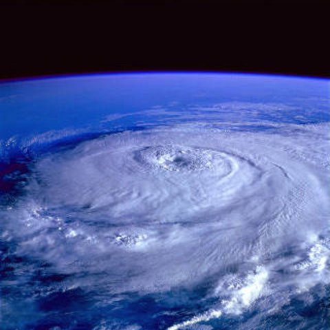 Hurricane Elena photographed from Space Shuttle Discovery, September 1, 1985