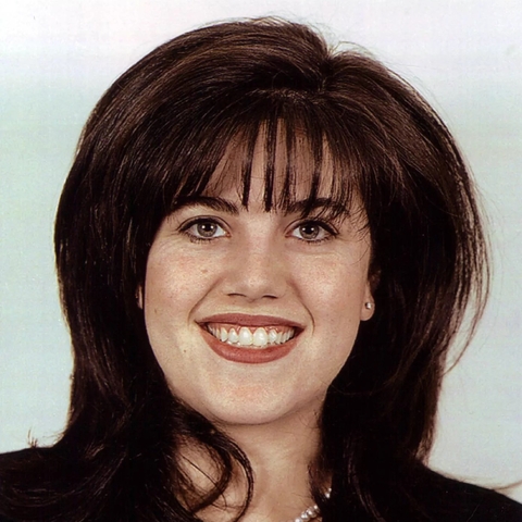 Monica Lewinsky's official government ID photo from 1997.