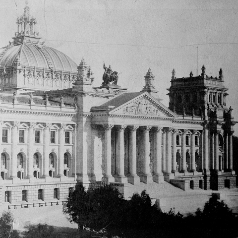 Undated photo of the Reichstag building in Berlin, Germany.