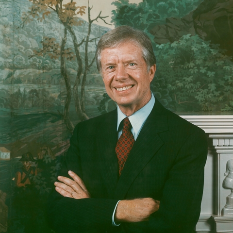 Portrait of Jimmy Carter from 1979.