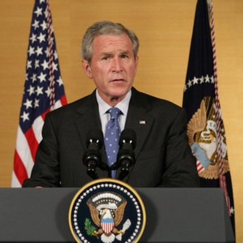 President bush delivers remarks in 2008