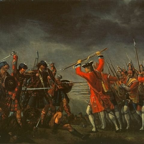 The Battle of Culloden by David Morier
