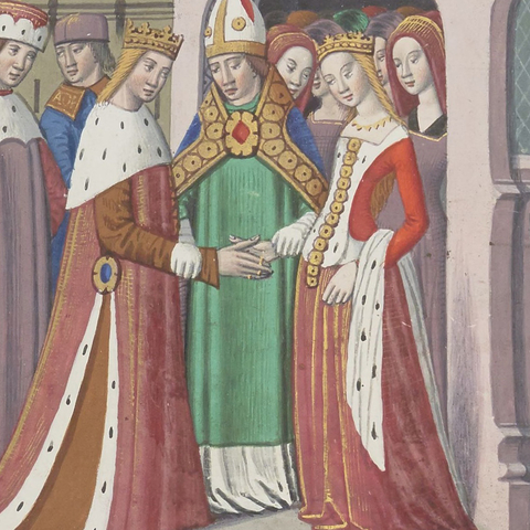 marriage of Marguerite of Anjou and Henry VI in 1445