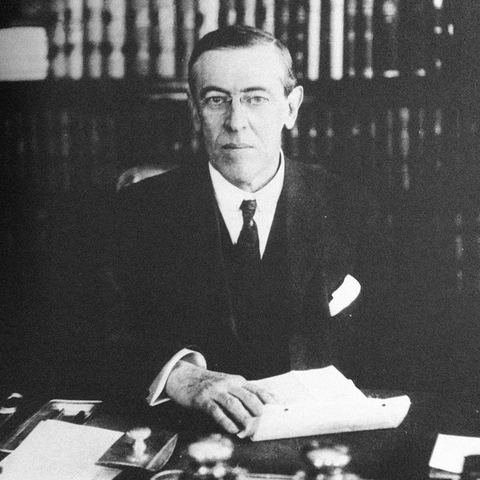 Woodrow Wilson in 1911.