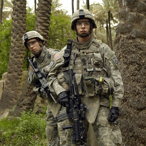 U.S. soldiers in Iraq in 2007.