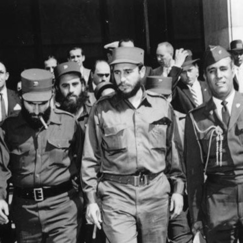 Fidel Castro during a visit to Washington.