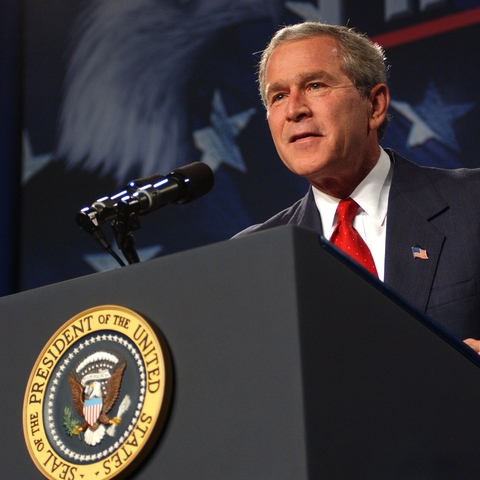 President George W. Bush in 2004.