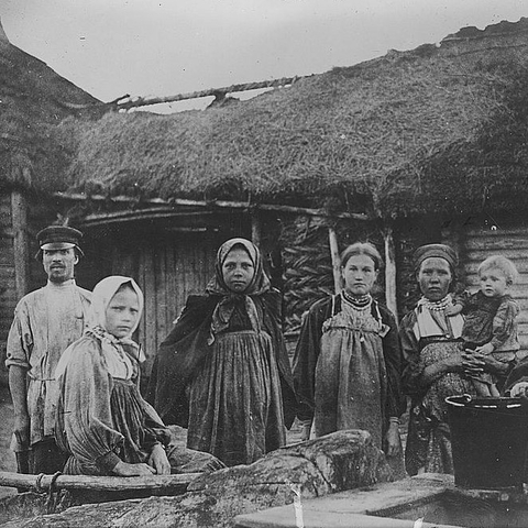 Russian peasants in the early 20th century.
