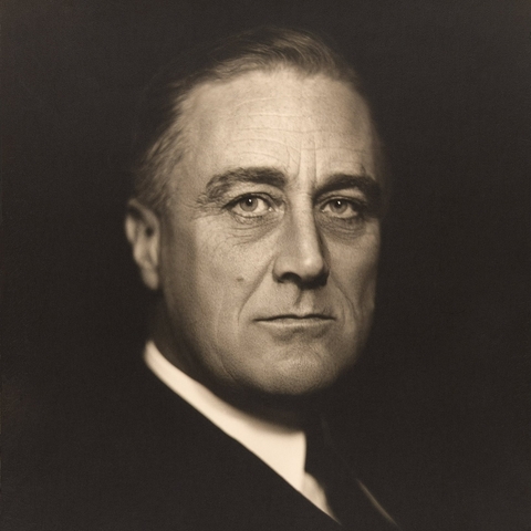Portrait of Franklin D. Roosevelt from the early 1930s.