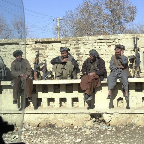Northern Alliance Troops in Afghanistan in 2001.