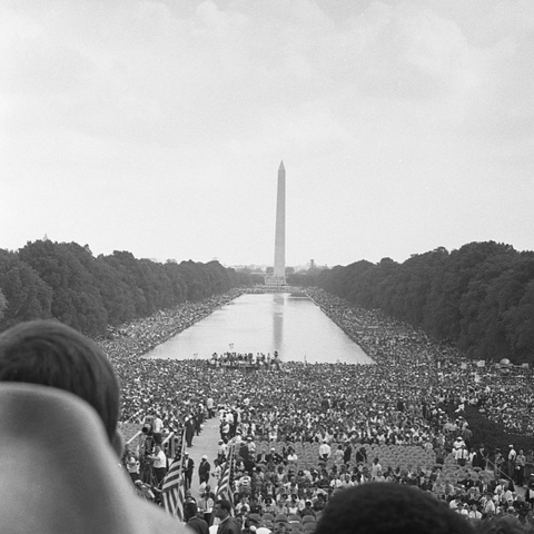 Civil Rights March on Washington in 1963.