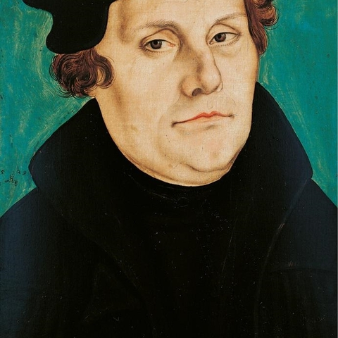 Cranach's most famous depiction of Luther from 1529 