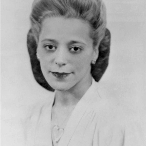 A photograph of Viola Desmond