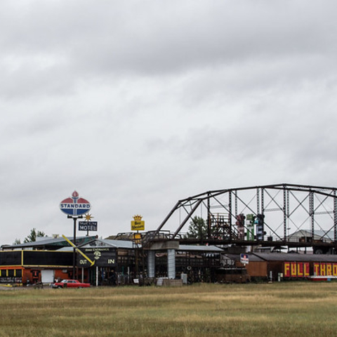 Full Throttle Saloon in Sturgis South Dakota is a famous biker bar that plays a large role at the motorcycle rallies.