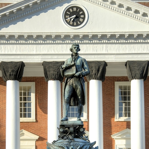 Thomas Jefferson, founder of the University of Virginia, enslaved more than 600 people in his lifetime.