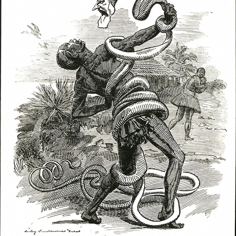 Cartoon in Punch, 1906.