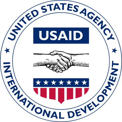 The logo of the United States Agency for International Development. It has been in use since 2004.