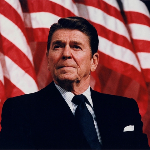 Reagan in 1982.