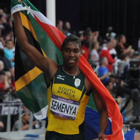 Caster Semenya at the 2012 Summer Olympics.