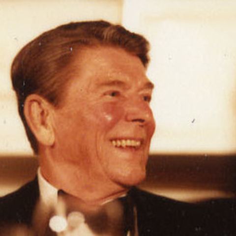 President Reagan in February 1985.