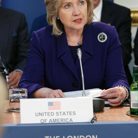 The London meeting to discuss NATO military intervention in Libya, March 29, 2011.