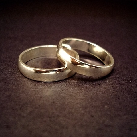 Wedding rings.