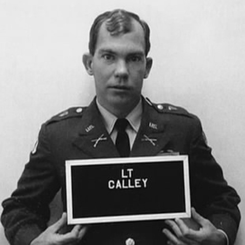 William Calley Jr. mugshot for charges involving the My Lai massacre.