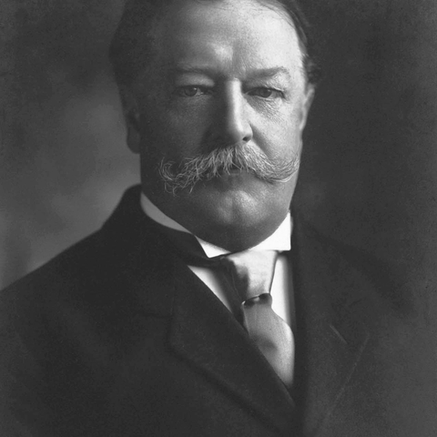 William Howard Taft, 27th President of the United States.