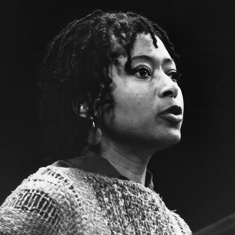 Alice Walker giving a speech, c. 1980s