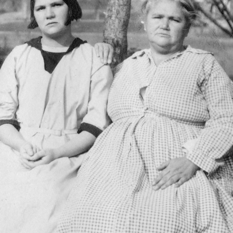 Carrie Buck and mother