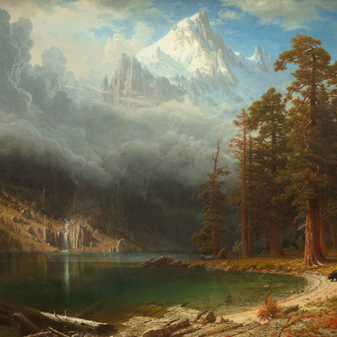 Albert Bierstadt, Mount Corcoran, c. 1876-1877, oil on canvas