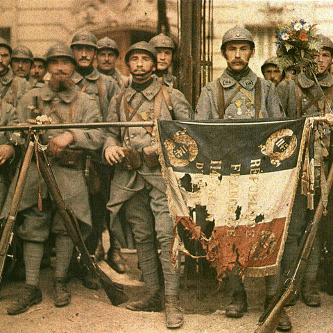 The 114 infantry in Paris, July 14, 1927, Leon Gimpel