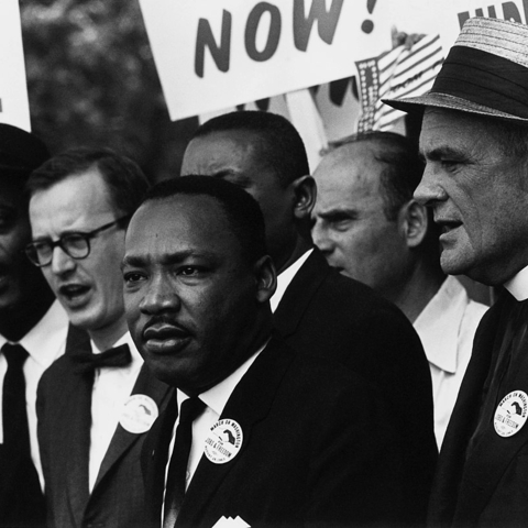 Martin Luther King, Jr., at Civil Right March on Washington