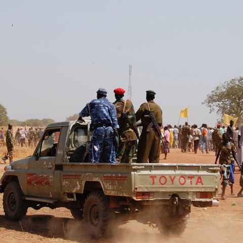  SPLM rally in Southern Sudan, 2010. (Image by U.S. Institute of Peace)