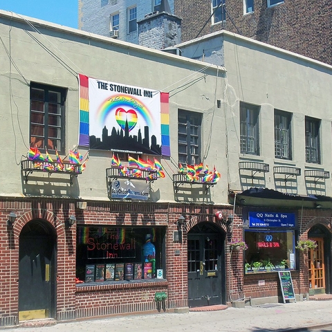 Exterior view of the Stonewall Inn