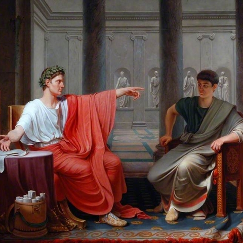The Emperor Augustus Rebuking Cornelius Cinna for his treachery