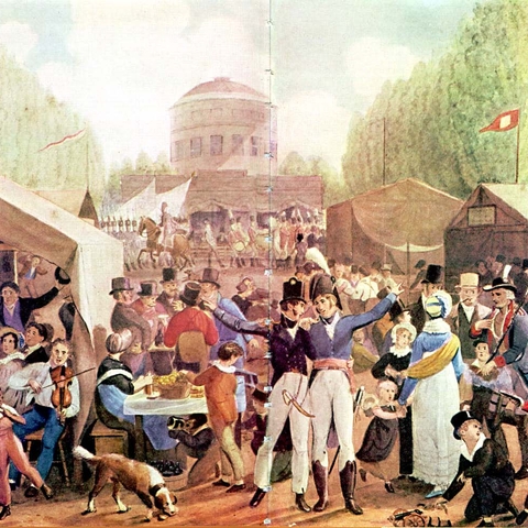 Fourth of July celebration in Philadelphia, 1819.